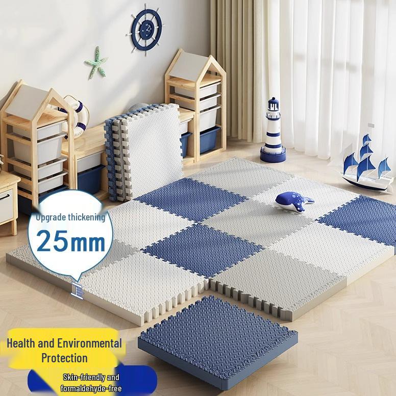 Thick Non-Slip Foam Floor Mat - Fitness, Children's Play, and Interlocking Sports Mat