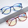Anti -Blue Light Glasses Full Frame Glasses Women Men Oversized Square Eyeglassesoptical Computer Glasses