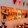 Счастливого Хэллоуина Баннер 250 см Длины Подвесной Хэллоуинский Баннер С Тыквой Ужас Кровавый Отпечаток Руки Декор Для Двора В Помещении На Улице