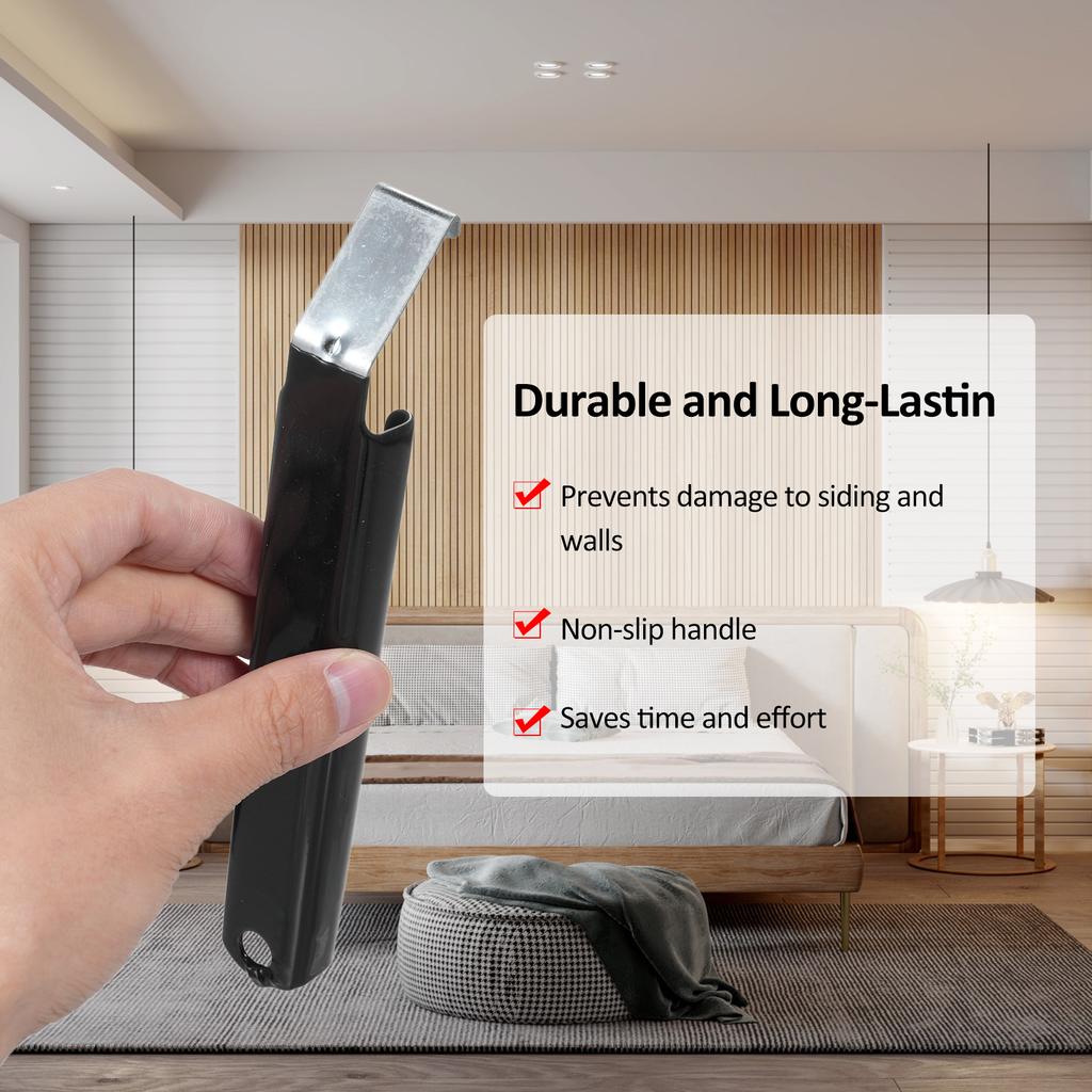 2 Pack Vinyl Siding Removal Tool for Installation and Repair Extra Long Non Slip Grip Handle Easy Removal of Vinyl