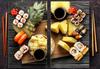 Szklana płyta ochronna na kuchenkę 2x30x52 Ananas