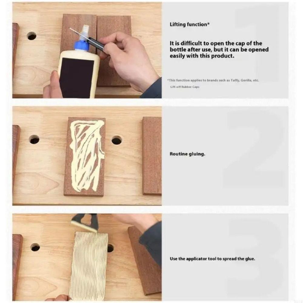 Ergonomic Handle Glues Spreader Scraping Plate Notched Applicator Craftsmanship Projects