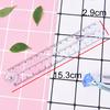 Clear Plastic Acrylic Folding Straight Rulers 30Cm Drawing Kid School Supplies