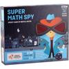 Super Math Spy Board Games for Kids 8-12 from Chalk & Chuckles-STEM Math Manipulative To Learn Addition, Subtraction, Multiplication & Division