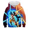 3-12Y Girls Anime Top Long Sleeve Kids Boys Dragon Ball Z Graphic Autumn Child Sweatshirt Hoodies Spring Children's Soft Clothes