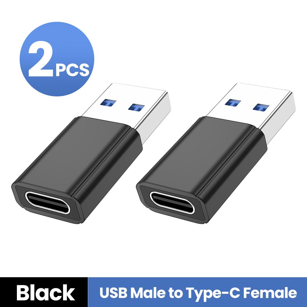 OTG-адаптер Type C на USB A, USB 3.1 на Type C Female, для быстрой зарядки и передачи данных, для iPhone 17 15 16 Samsung PC 3