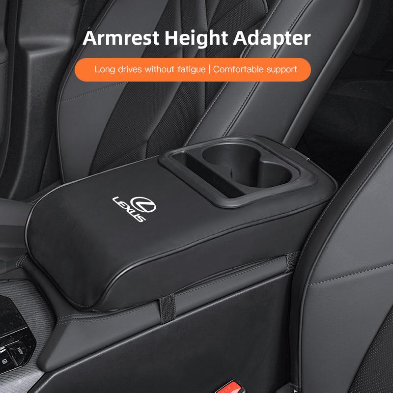 Car Armrest Cushion Auto Amrest Pillow Cover Height Pad For Lexus F SPORT LBX NX RX 350h 450h ES UX 300e GS GX IS LS LX CT LC RC AEZ1