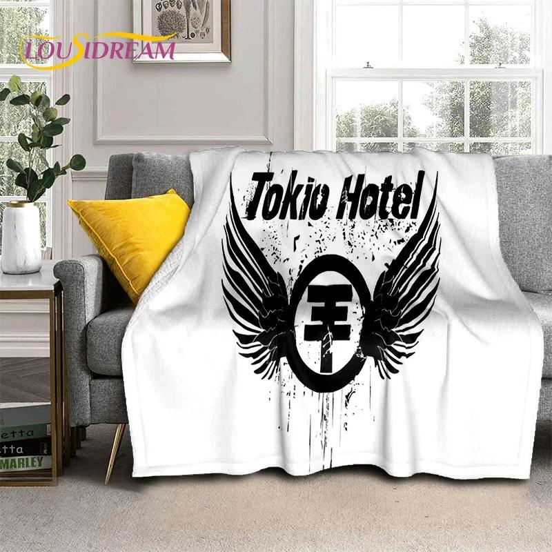 Rock Band Tokio Hotel Билл Каулитц Мягкое фланелевое одеяло для кровати, спальни, дивана, пикника, Плед для укрытия, активного отдыха на природе, подарок