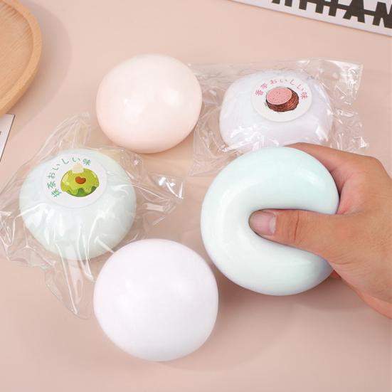 Simulation Daifuku Squeeze Toy Stress Relief Slow Rising Bun Sensory