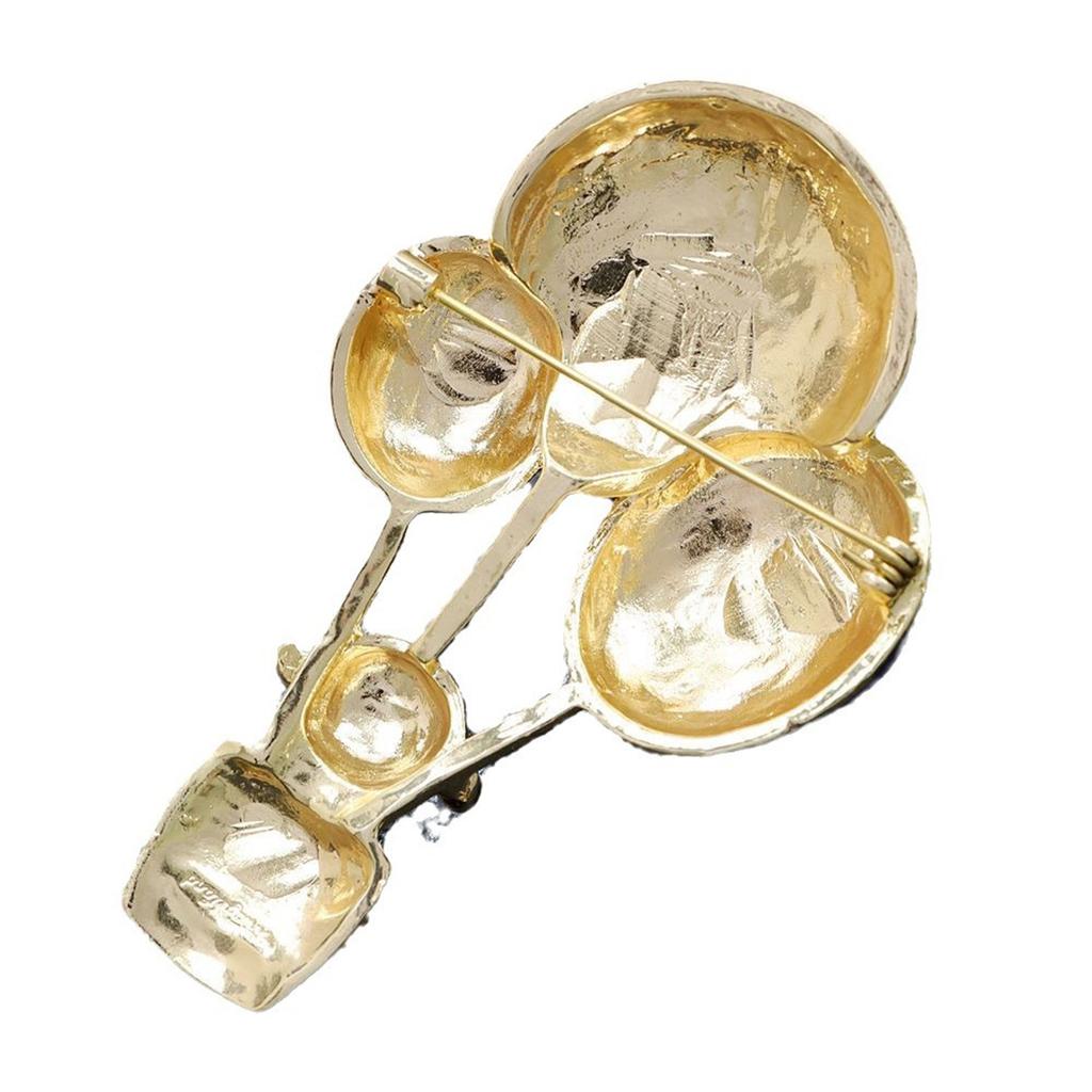 Cartoon Hot Air Balloon Brooch With Little Girl Lightweight Alloy Pin Decorative Accessories For Jackets Bags Hats