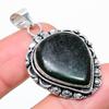 Green Labradorite Handmade 925 Sterling Silver Jewelry Pendant 1.69" Q0j98