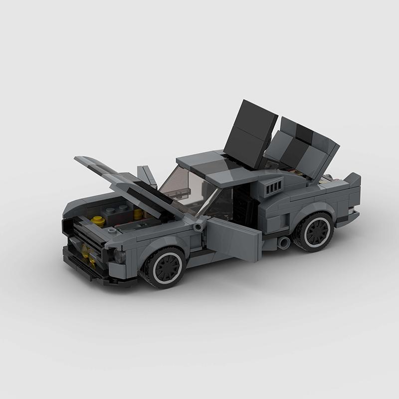 Суперкар Городской Автомобиль Гонки Строительные Блоки MOC GT500 Гонщики Мировой Известный Транспортное Средство Техника Кирпичики Детская Игрушка Подарок