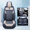 Моточехлы Универсальные чехлы на автомобильные сиденья для внедорожников Стильная прочная льняная льняная подушка для большинства пятиместных автомобилей