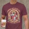 Casual Coming Out Of My Cave Jesus TShirt Unisex Round Neck 100 Cotton T Shirt Short Sleeve Tee Shirt Graphic Printed Clothing