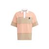 Originals Trefoil Colorblock Patch Polo Shirt Unisex Tops Pink HR3468