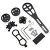 Handlebar Out Front Bike Cycling Computer Mount Extended Road Bike Computer Mount Adjustable Angle Aluminum Alloy
