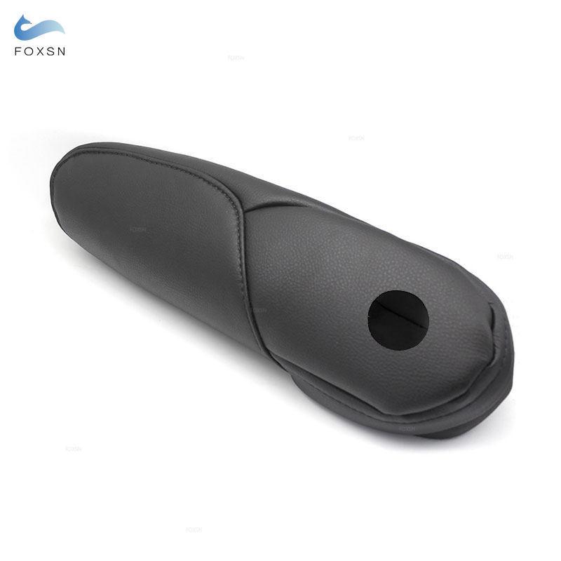 2pcs Black Car-styling Microfiber Leather Driver & Passenger Side Seat Armrest Handle Cover Trim For Honda CRV 2007 2008 2009