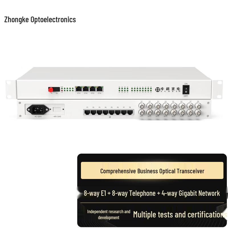 Zhongke Optoelectronics PCM Multi-Service Optical Transceiver