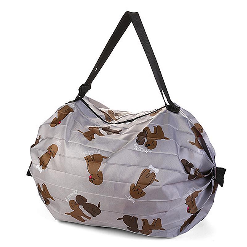 Японская складная нейлоновая сумка для путешествий и хранения с принтом