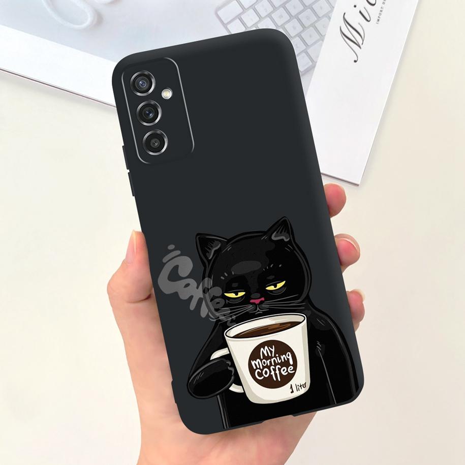 Для Samsung M52 5G Чехол Милая Утка Голова Кошки Динозавр Fundas Мягкие ТПУ Чехлы для Телефона Для Samsung Galaxy M52 5G SM-M526B Hoesje 6.7"