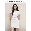 UR 2025 Женское плиссированное платье с коротким рукавом UWG750123
