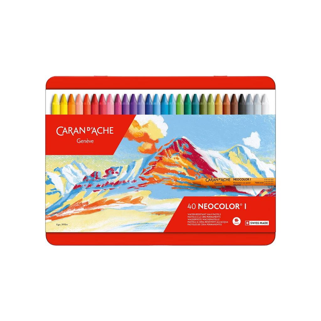 Caran Neocolor I 40 Color Set d'Ache 7000-340