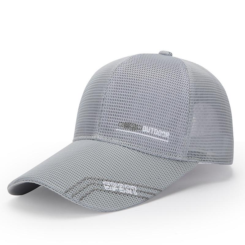 Мужская летняя дышащая сетчатая кепка для защиты от солнца, рыболовная кепка, бейсболка