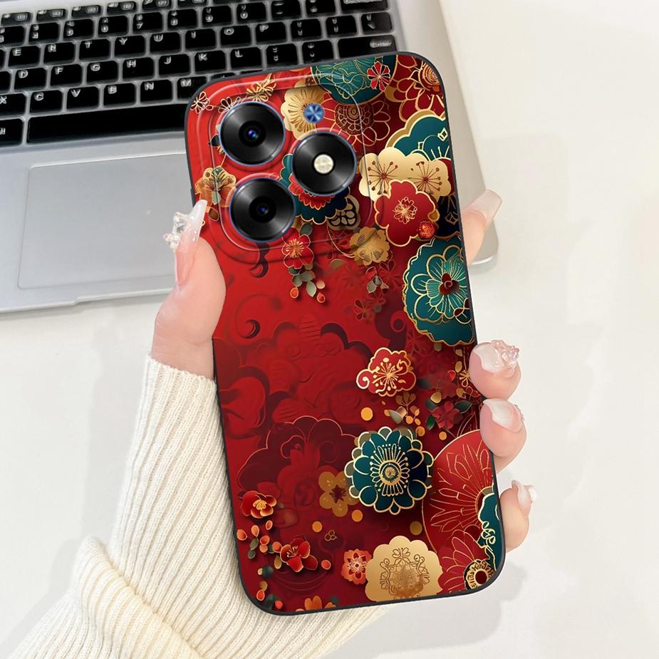 Чехол для Tecno Spark 20C Spark20 Pro KJ6 Новый модный чехол с рисунком-конфетой Ударопрочный чехол для телефона Для Tecno Spark 20 Pro Plus Корпус