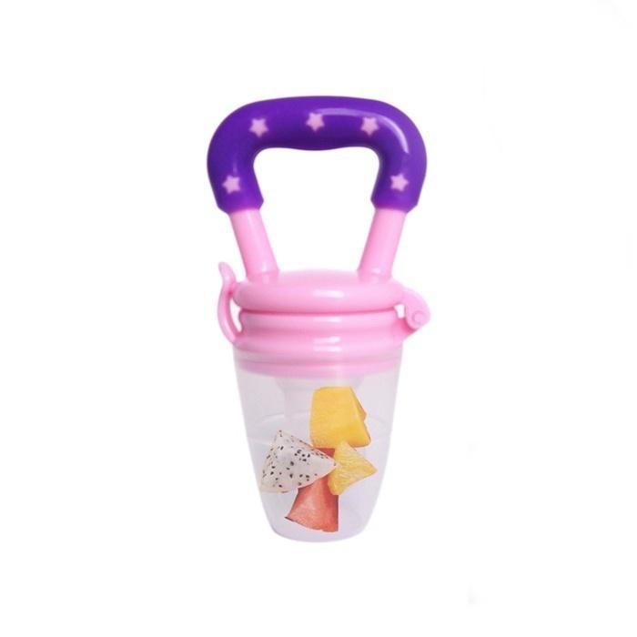 Baby Silicone Fresh Food Feeder Fruit Safe Nipple Teether Bite Bag