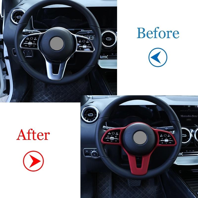 Накладка на рулевое колесо автомобиляДля Mercedes Benz ABCEG CLA CLS GLC GLE GLS EQC GLB W177 W247 W205 W213 C257 X253 W167 W463 X247