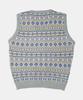 Michaleross Country Fair Isle Vest - Pussy Willow