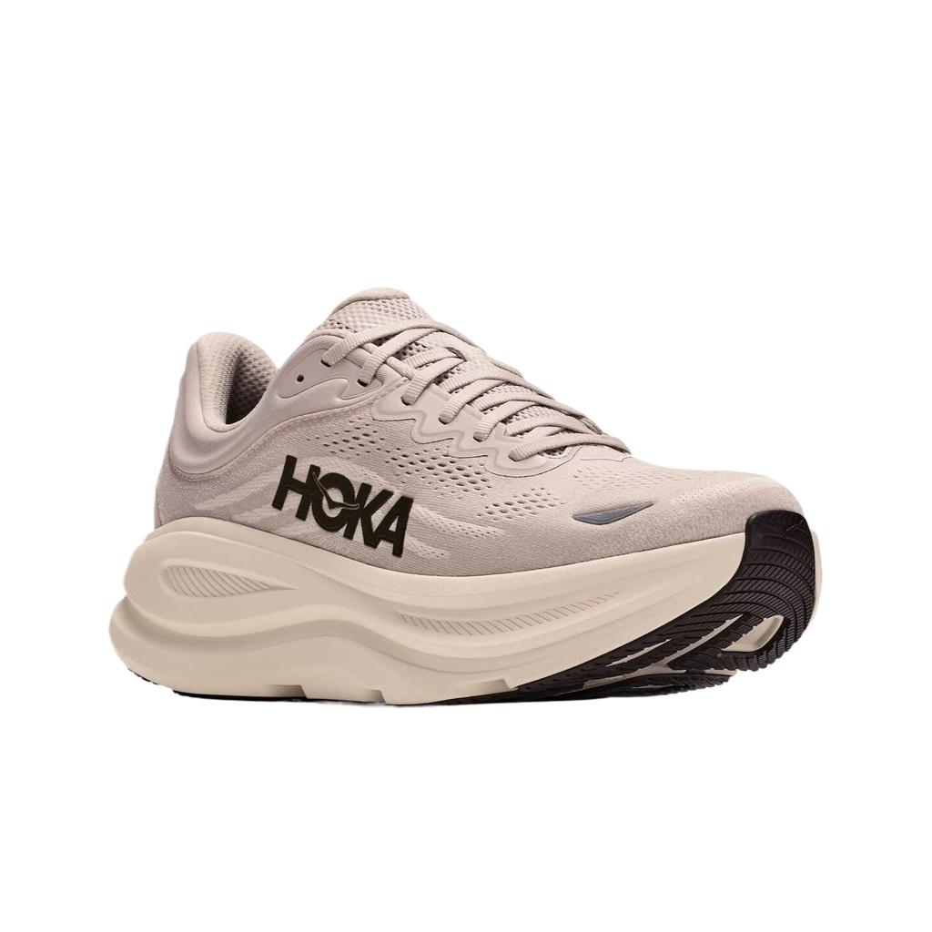 HOKA Bondi 9 River Rock Grey Alabaster Мужские кроссовки 1162011-RRCK