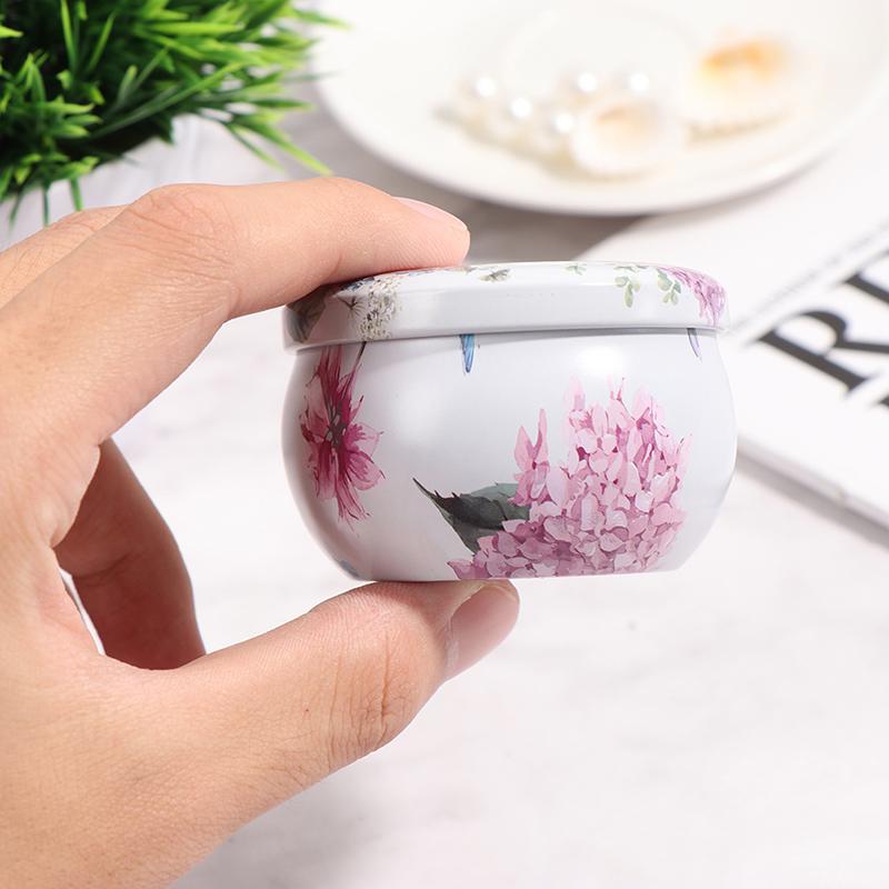 Индивидуальная коробка для конфет на 2,2 унции, коробка для печенья в форме барабана, поставка для вечеринок, жестяная коробка для чайного горшка