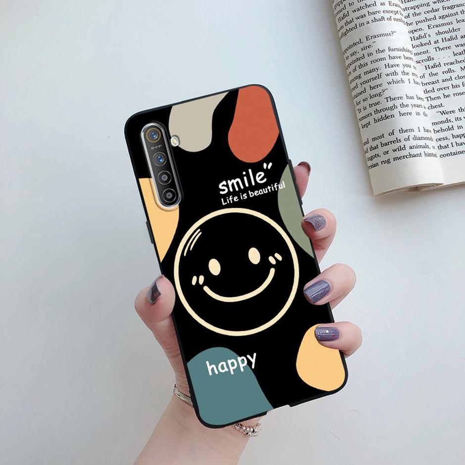 Чехол для Realme XT RMX1921 Coque Улыбка Мягкий силиконовый чехол для телефона для OPPO Realme X2 RealmeXT RealmeX2 Чехлы RMX1992 Оболочка Funda