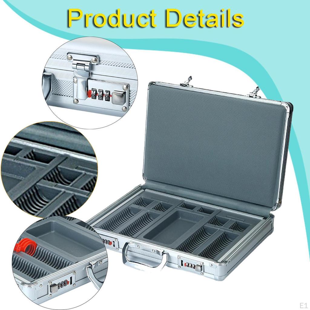 Optical Trial Lens Case Organizer Compact Portable for Vision Testers Lightweight Travel Container