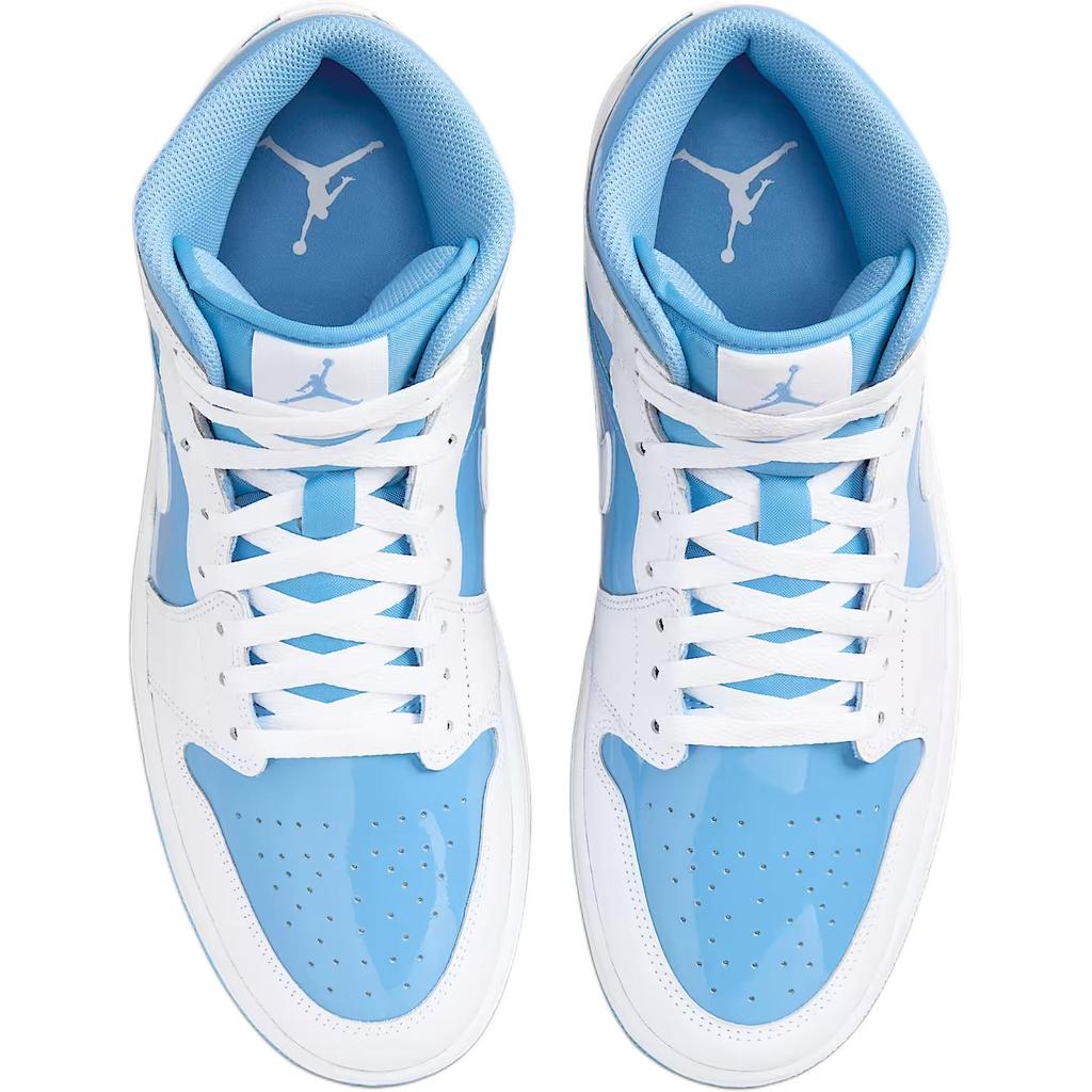 Jordan Air  1 Mid Se Basketball Training Shoes Kids Sneakers Blue White EZ2142-114_20250522105320