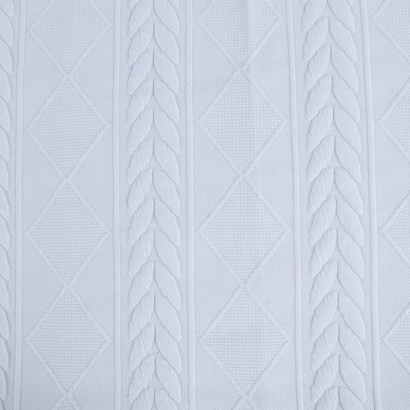 Square Grid Air Layer Jacket: Wire-Padded Polyester-Ammonia Fabric for Casual Home Wear.