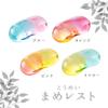 FlaColle "Toumei Mame Rest" Chopstick Rest, Vidro Glass, Cute and Stylish, Made in Japan, High Temperature, Stain Resistant, Dishwasher Safe, Gift (Ch