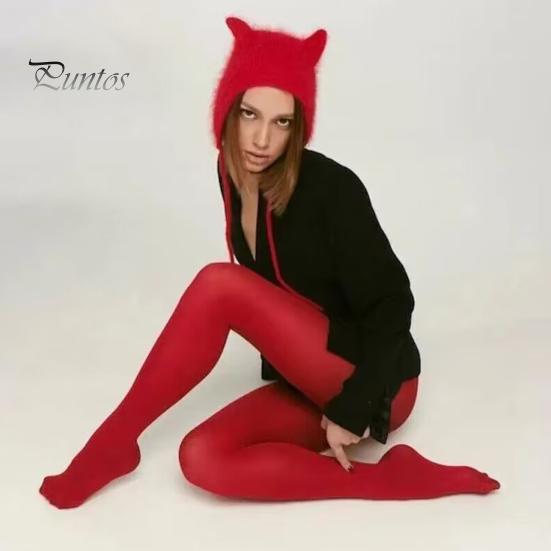 Женские колготки, ультратонкие, прозрачные, красные, с сеткой, с высокой эластичностью, с высокой талией, противоскользящие, однотонные, для поездок на работу, свиданий, вечеринок, мини-юбка, подходящие колготки