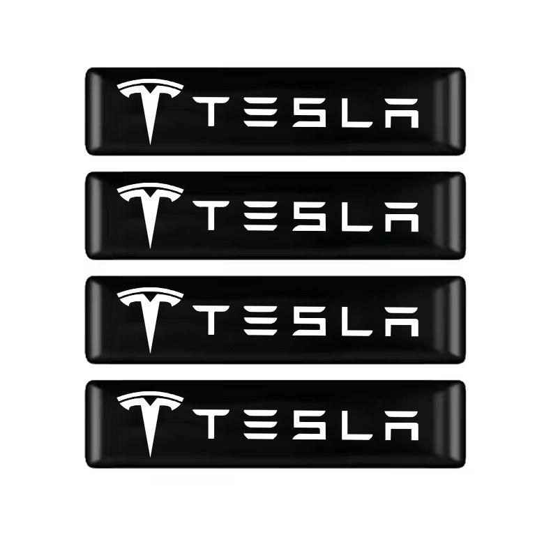 AAAIQ1 2/4/10 шт. 3D Декоративные наклейки-значки для автомобиля Tesla Model 3 Y S X Cybertruck Juguete Roadster Coil Bonina