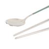 1set 304 Stainless Steel Travel Cutlery Set Reusable Stainless Steel Silverware  For Lunch