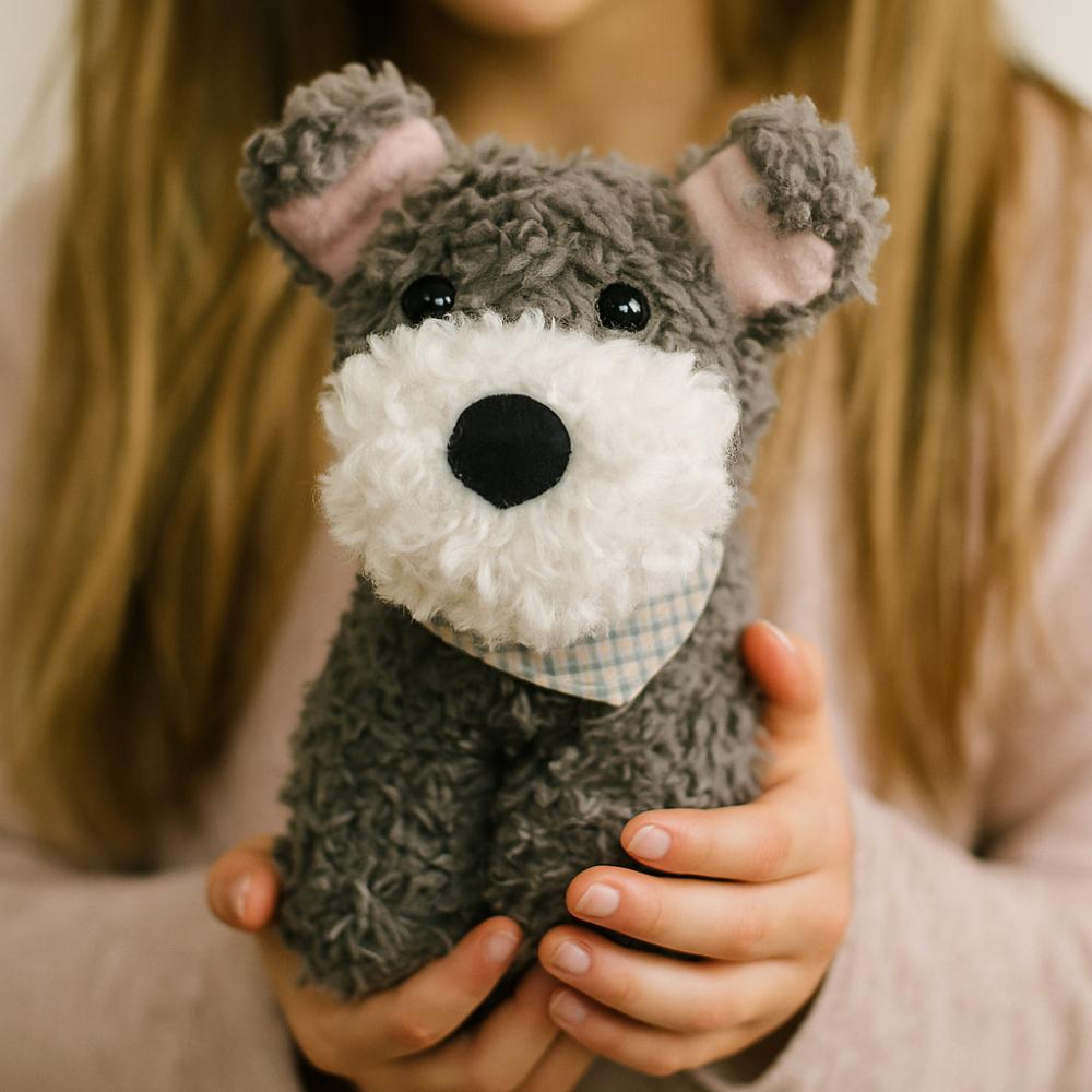 Fluffy Farm Animals Plush Toy Cat Lamb Curly Haired Dog Doll Stuffed Dog Cat Lamb Doll  Kids Gifts