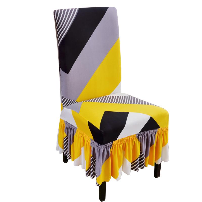 Stretch Spandex Dining Chair Cover Protectors Super Fit Banquet Chair Seat Slipcovers for El and Wedding Ceremony Chair Skirt