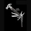 Camping Multi Functional Sheep Horn Hammer Folding Nail Hammer Pliers Tool Hammer