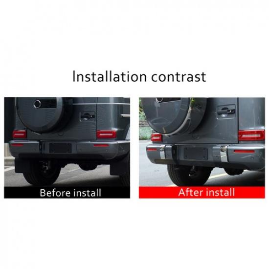 Chrome ABS Rear Bumper Trim For Mercedes Benz G Class W463 G350 G55 G63 19-
