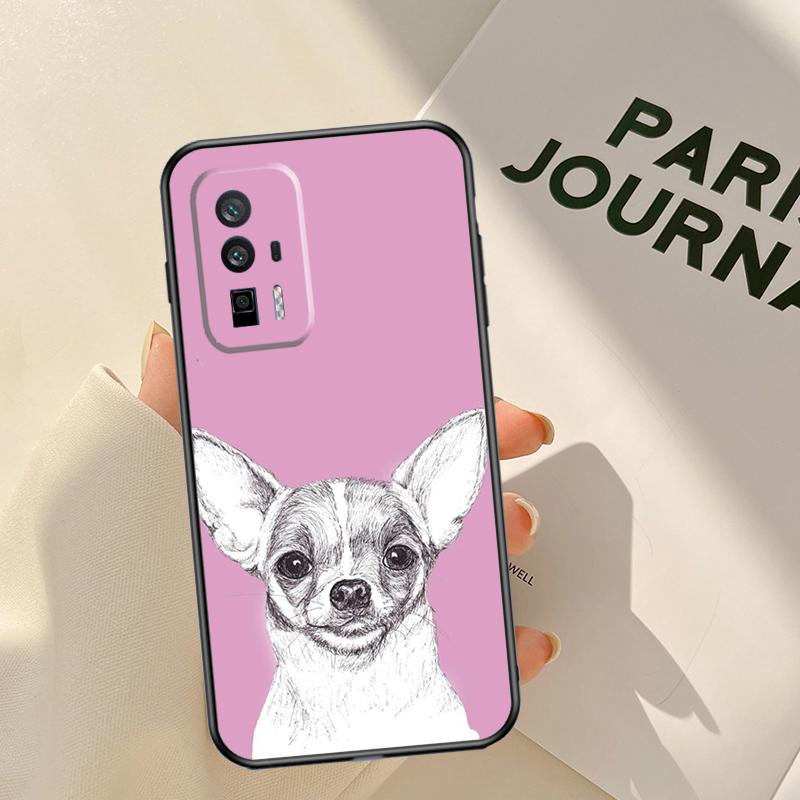 Чехол для телефона Xiaomi с собакой Чихуахуа 15T 14T 13T Pro 14 15 Ultra 17 Pro Max POCO F8 F7 F5 F6 X3 X5 X6 X7 Pro Чехол