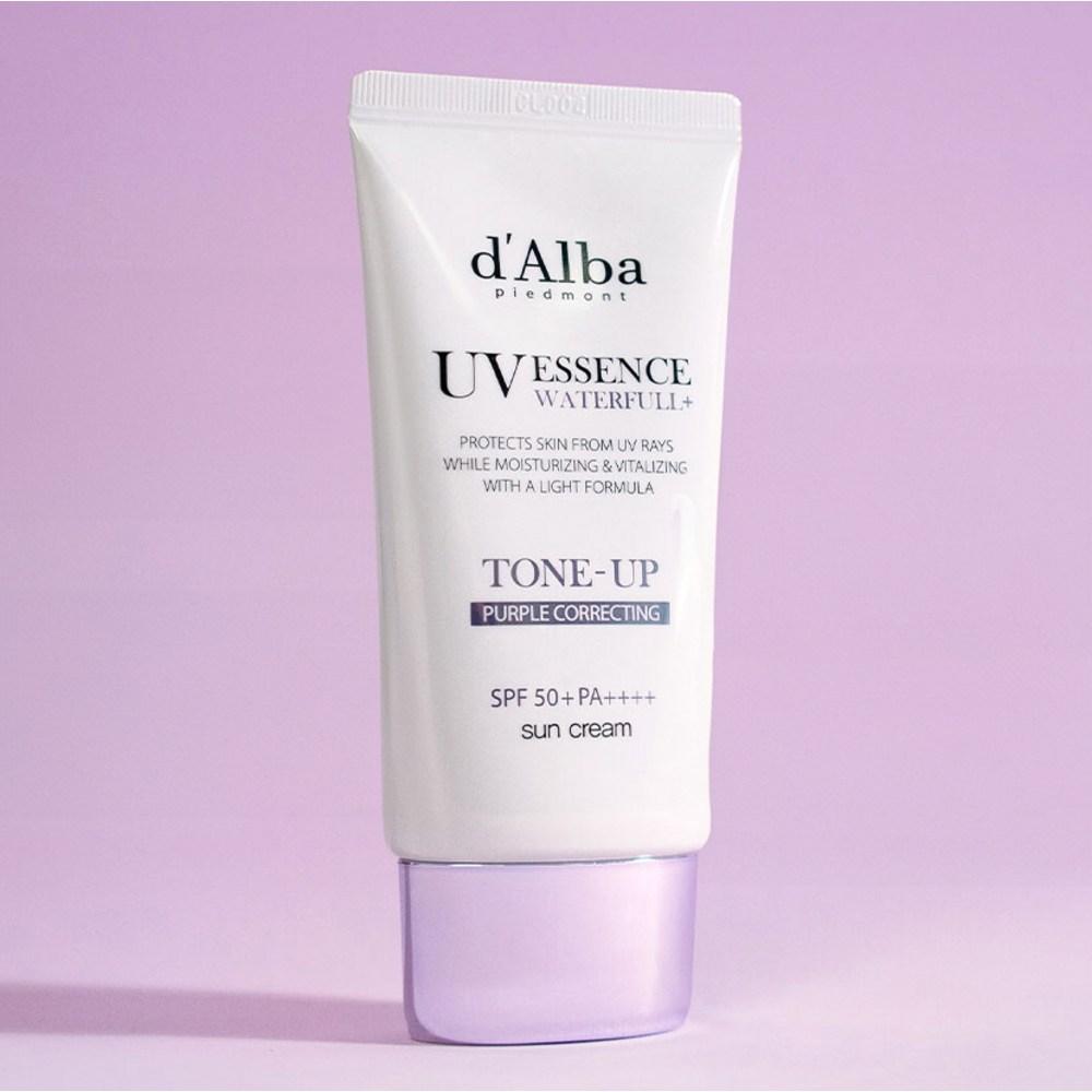 d'Alba Солнцезащитный крем Waterful Purple Tone-Up SPF50+ PA++++, 50 мл, 4 шт.