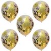 5 шт. латексные шары 30, 40, 50 лет, украшения для дома с днем ​​рождения (Золотые документы 40-го)