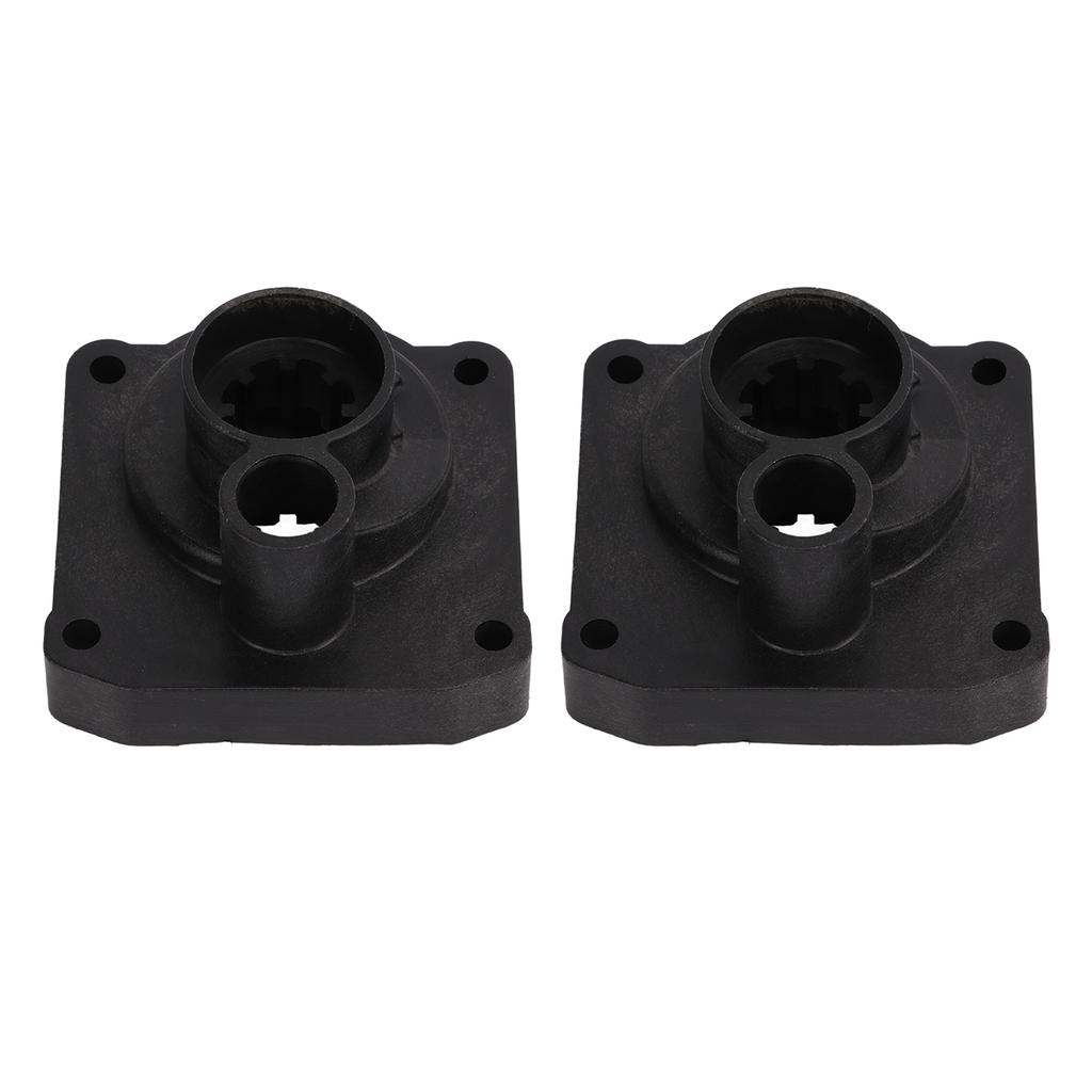 2Pcs Outboard Water Pump Housing Install Easily Lightweight Portable Anti Rust Impeller Housing for 15 Horsepower Boat
