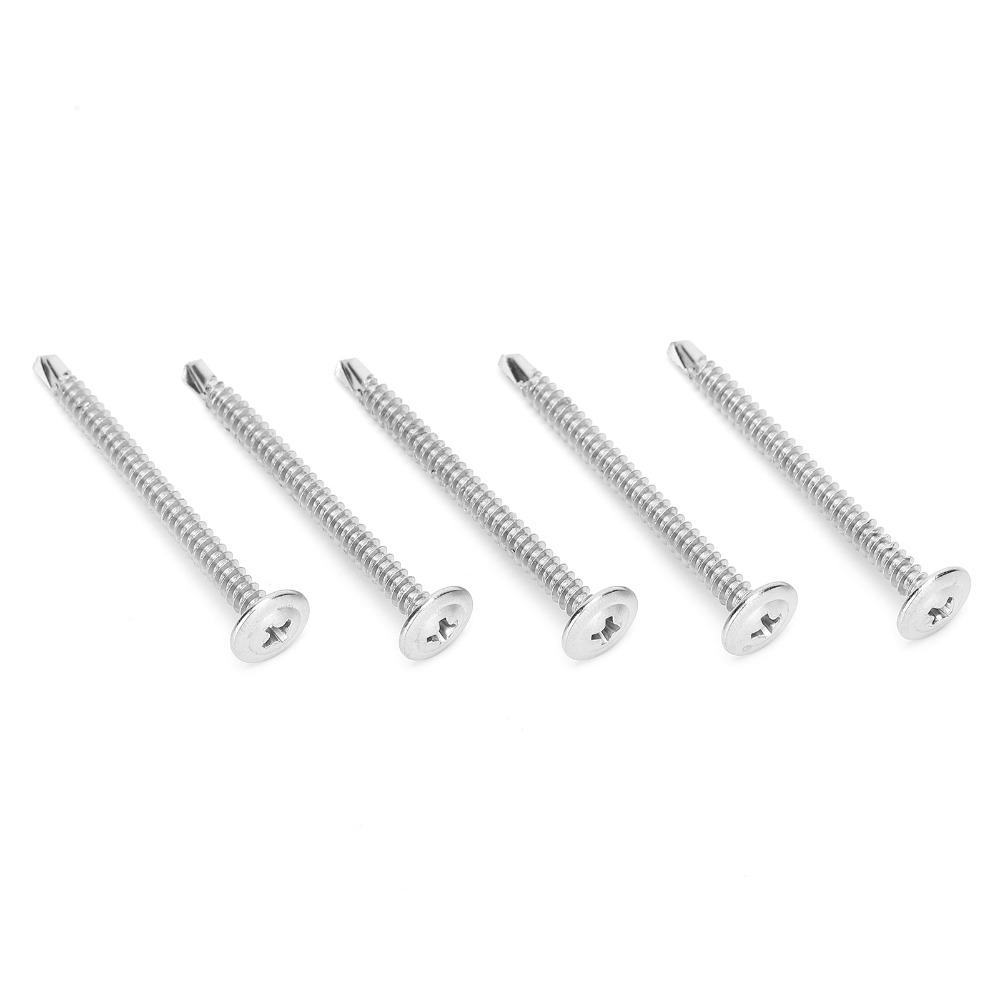25PCS Quick Self Drilling Screws Phillips Drive Sheet Metal Screws For Sheet Metal